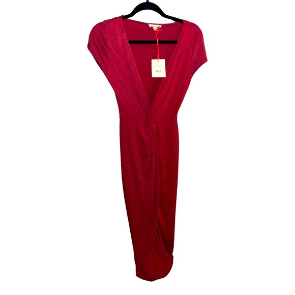 Wine red high low dress size Small - Picture 1 of 9